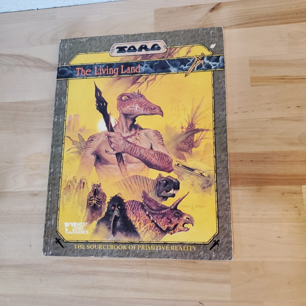 Torg The Living‎ Land Sourcebook Primitive Reality West End Games 1990 RPG 20505